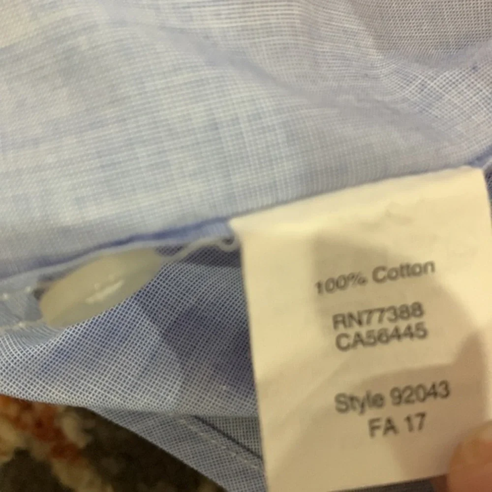 J. Crew Men's‎ Long Sleeve Dress Shirt Blue Sz XL